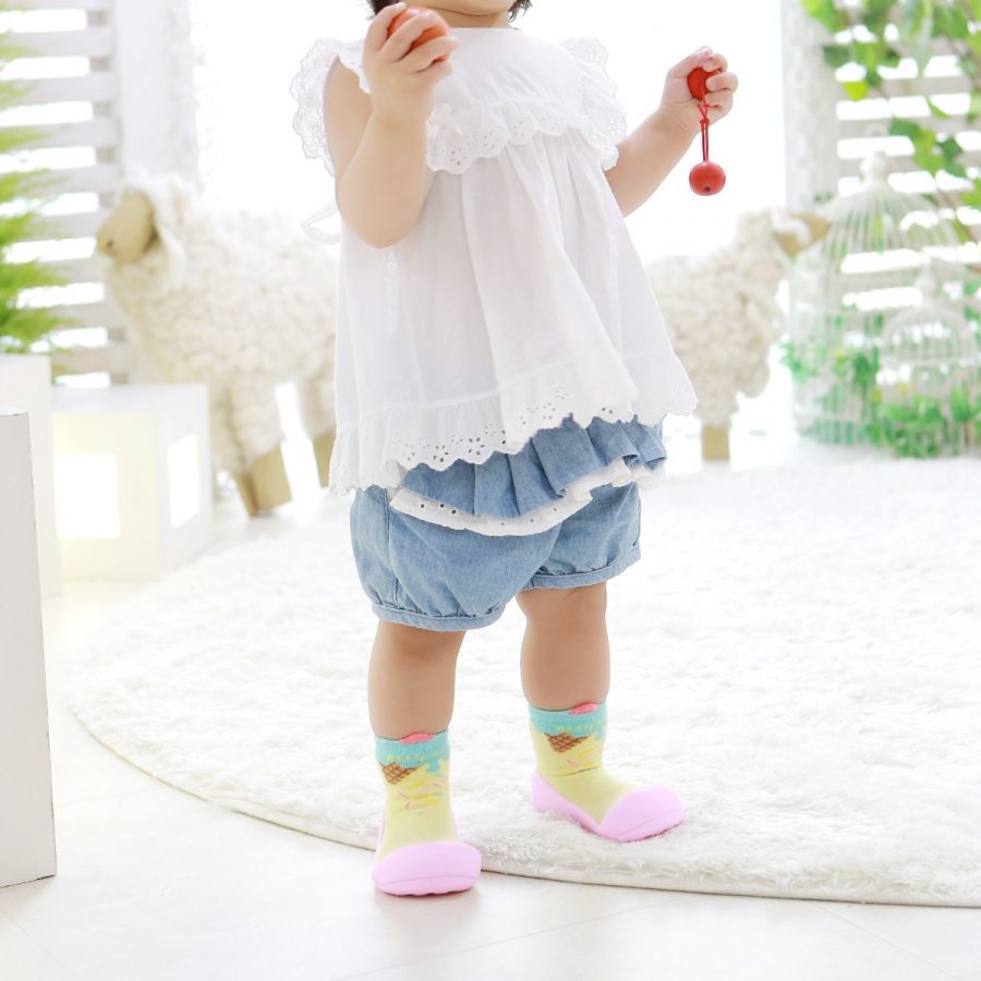 Attipas IceCream Barefoot İlk Adım Ayakkabısı (Pembe) A18I