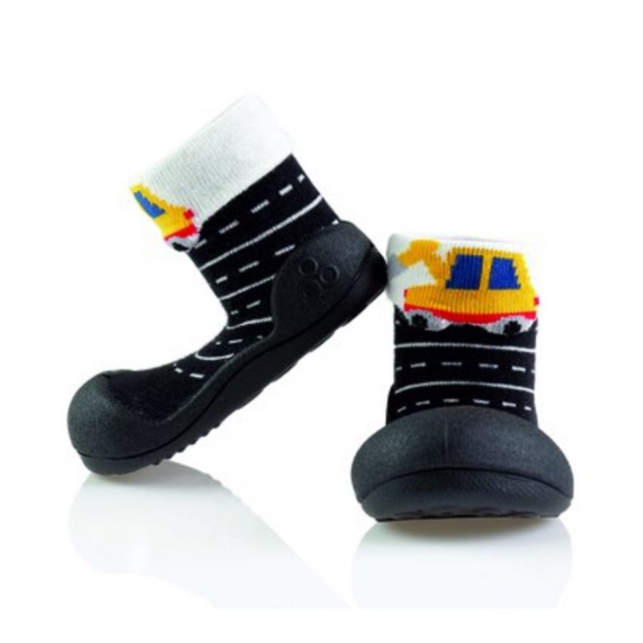 Attipas Two Style Barefoot İlk Adım Ayakkabısı (Siyah) A19T