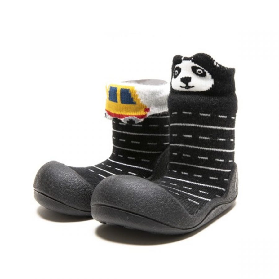 Attipas Two Style Barefoot İlk Adım Ayakkabısı (Siyah) A19T