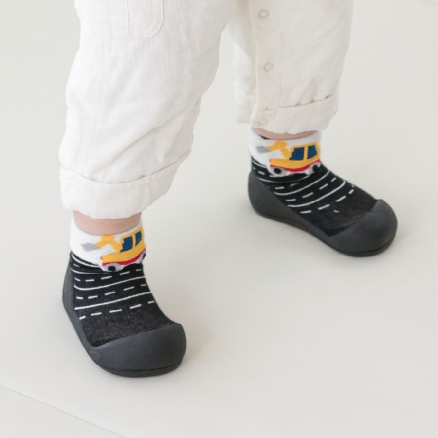 Attipas Two Style Barefoot İlk Adım Ayakkabısı (Siyah) A19T