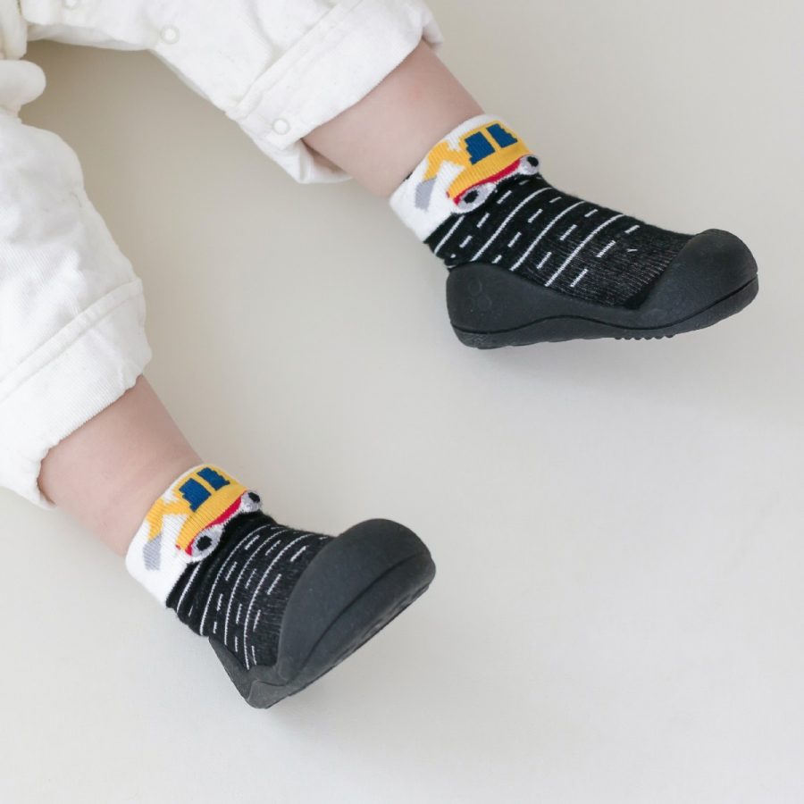 Attipas Two Style Barefoot İlk Adım Ayakkabısı (Siyah) A19T