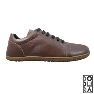 Dodura Barefoot Ayakkabı - Premium Deri (Kahverengi-Natürel) DDRKN01