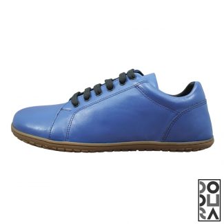 Dodura Barefoot Ayakkabı - Premium Deri (Mavi-Natürel) DDRMN01