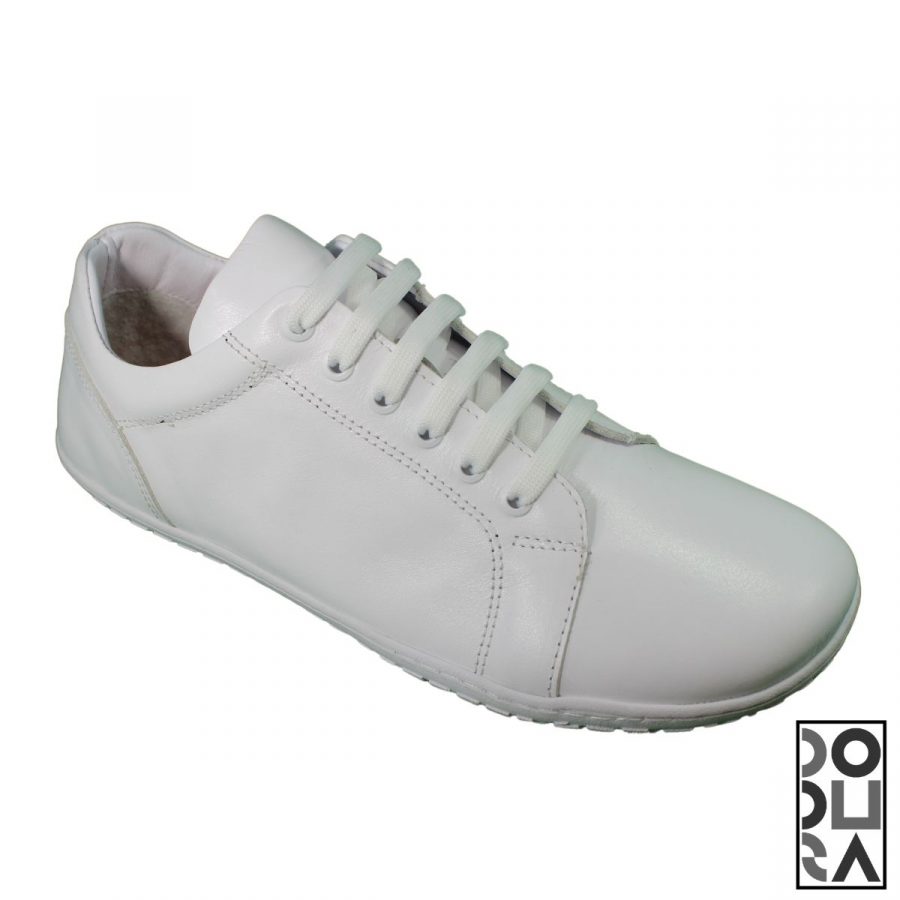 Dodura Barefoot Ayakkabı - Premium Deri (Beyaz-Beyaz) DDRBB01