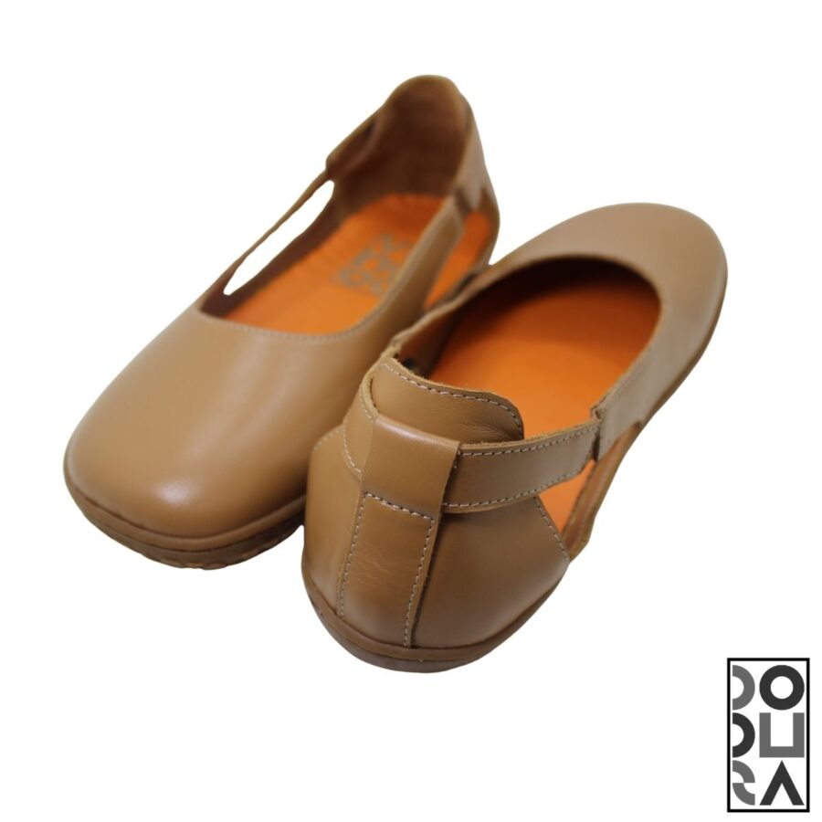 Dodura Barefoot Babet - Premium Deri (Taba-Natürel) DDRBTN01 - Görsel 3